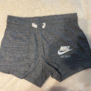 Gray cloth Nike shorts